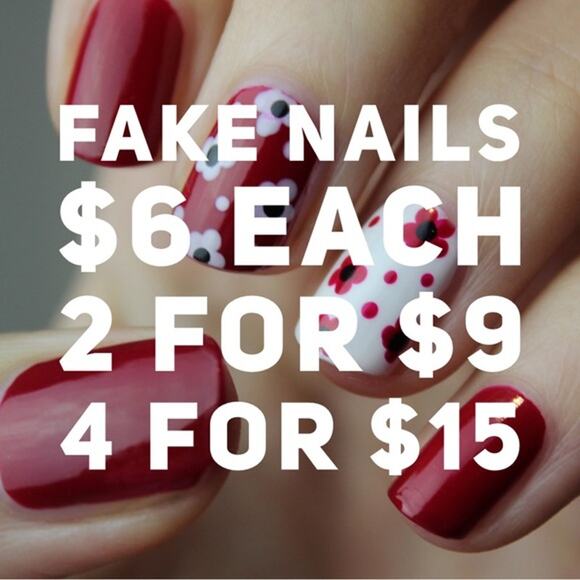 Press-On Nails 24pc Set $6 ea or 2 for $9 or 4 for $15 Mix & Match NEW - Picture 4 of 6